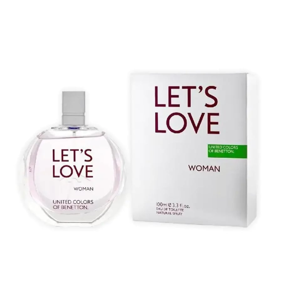 عطر ليتس لوف من بينيتون أو دو تواليت للنساء 100 مل