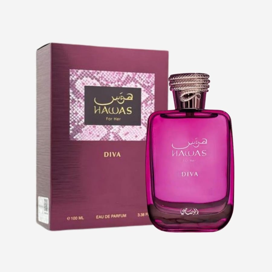 عطر هوس ديفا من الرصاصي Hawas Diva للنساء او دي بارفيوم - 100 مل