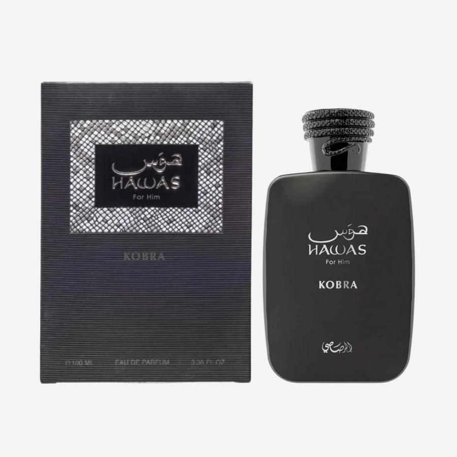 عطر هوس كوبرا من الرصاصي للرجال او دي بارفيوم - 100 مل