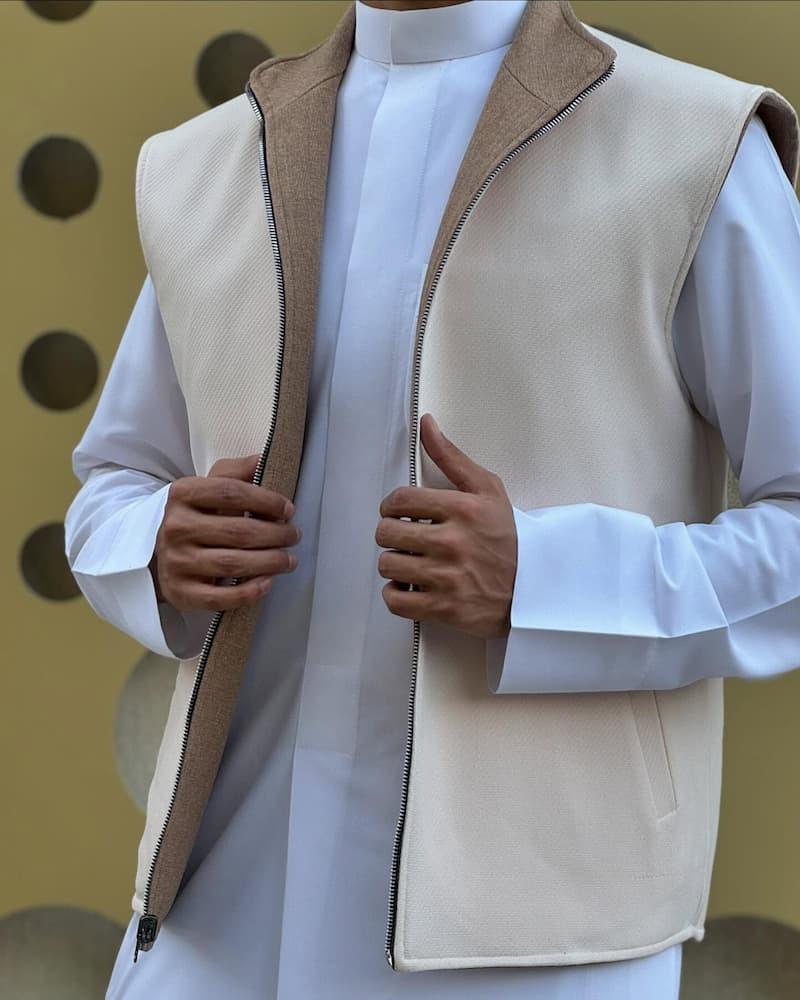 سديري رجالي شتوي دبل فيس تو فيس سحاب