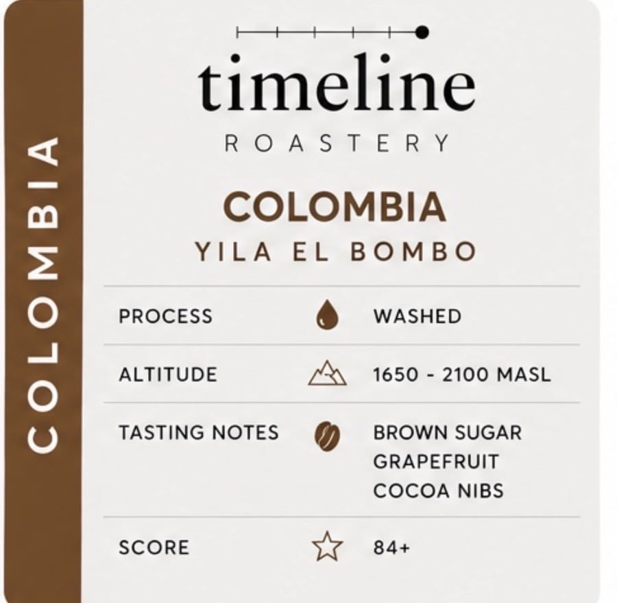 TimeLine Roastery قهوة مختصة كولومبية