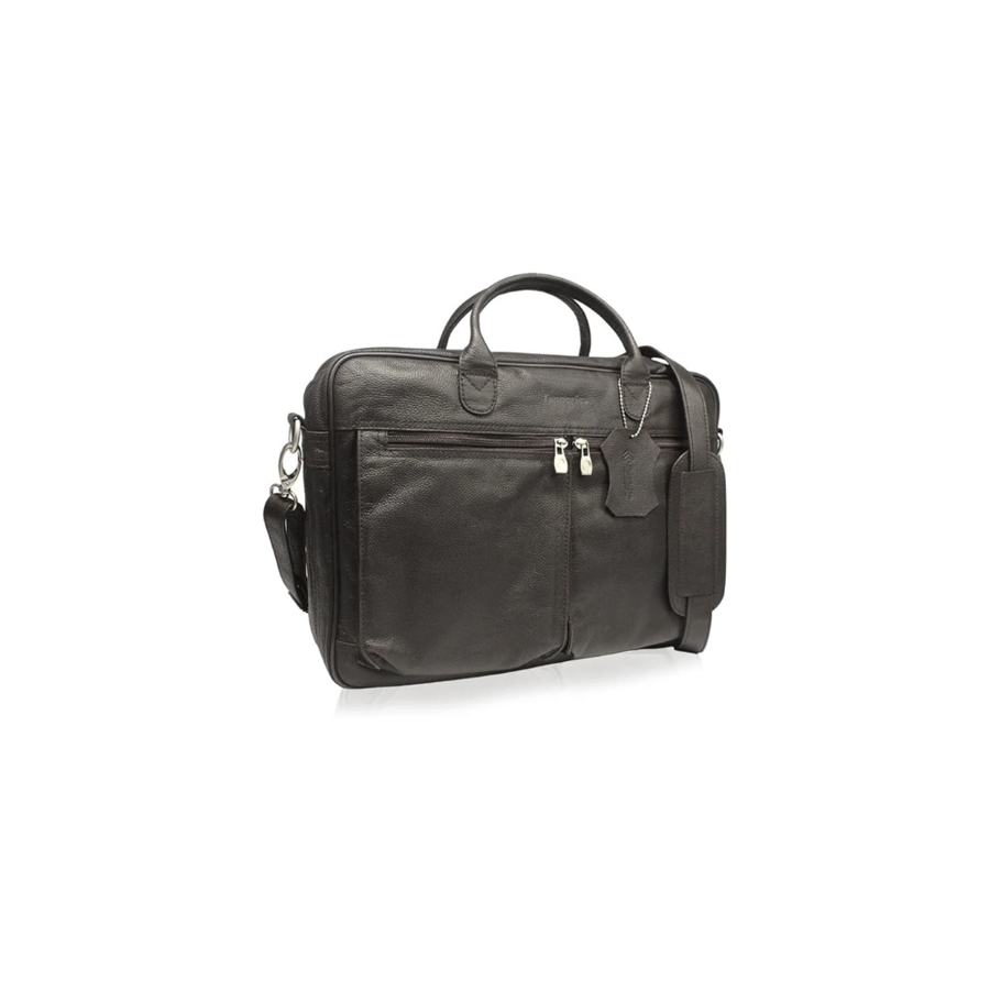Tanneries 15.6 Laptop Briefcase Bag - MEN - DARK BROWN