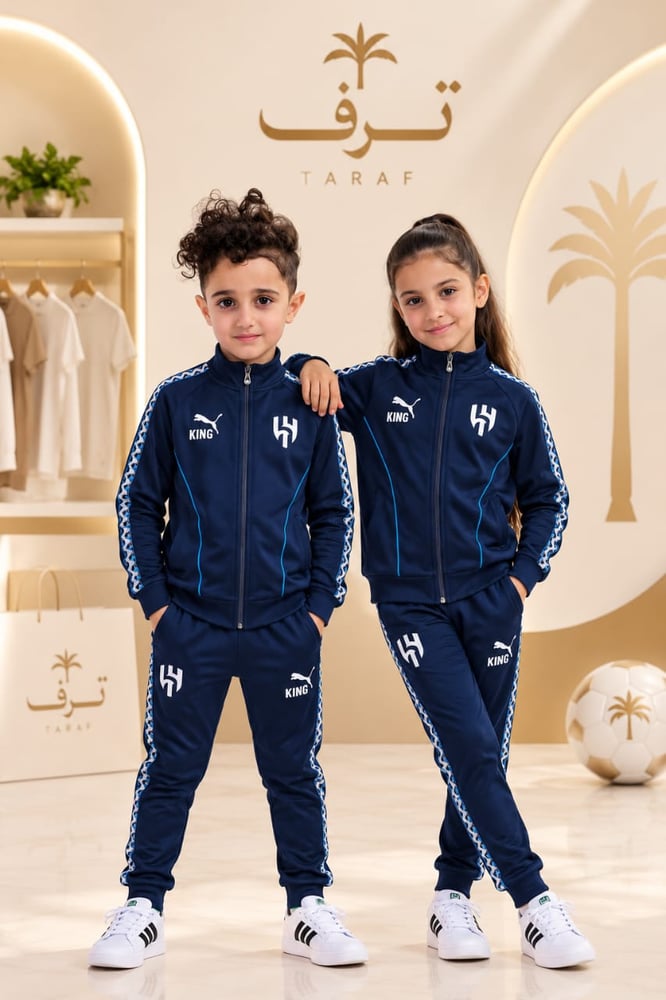 طقم الهلال ولادي جاكيت وبنطلون كحلي