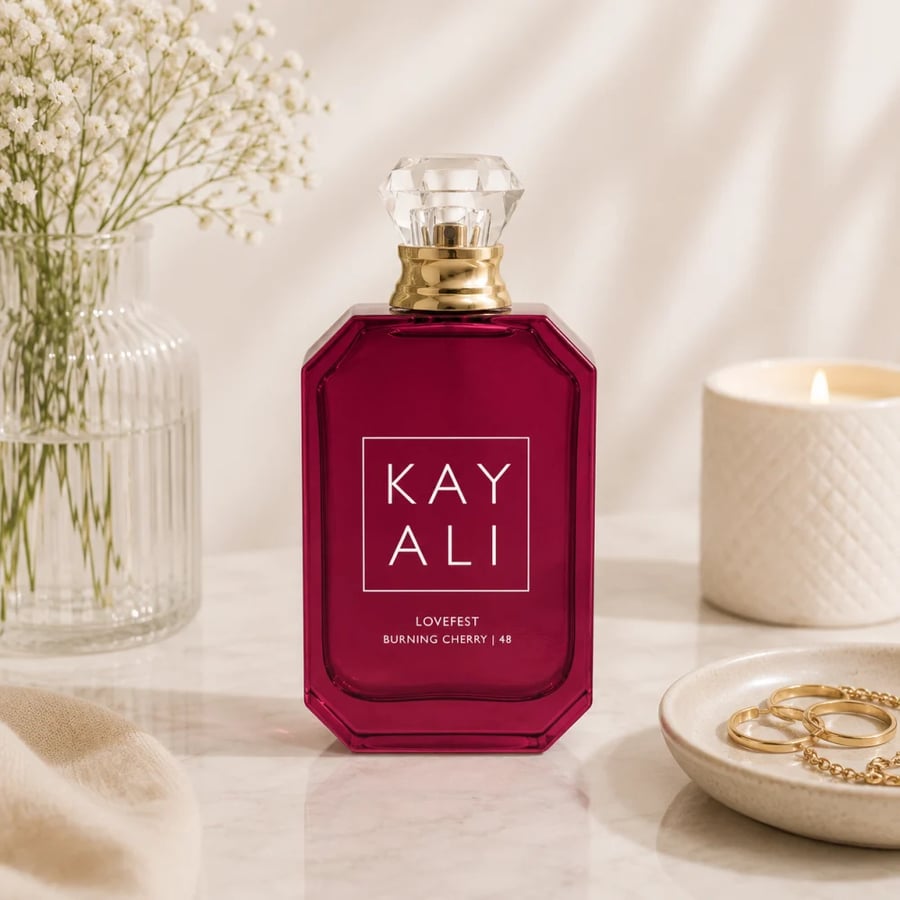عطر كيالي لوف فيست بيرنينج شيري 48 أو دي بارفيوم 100مل
