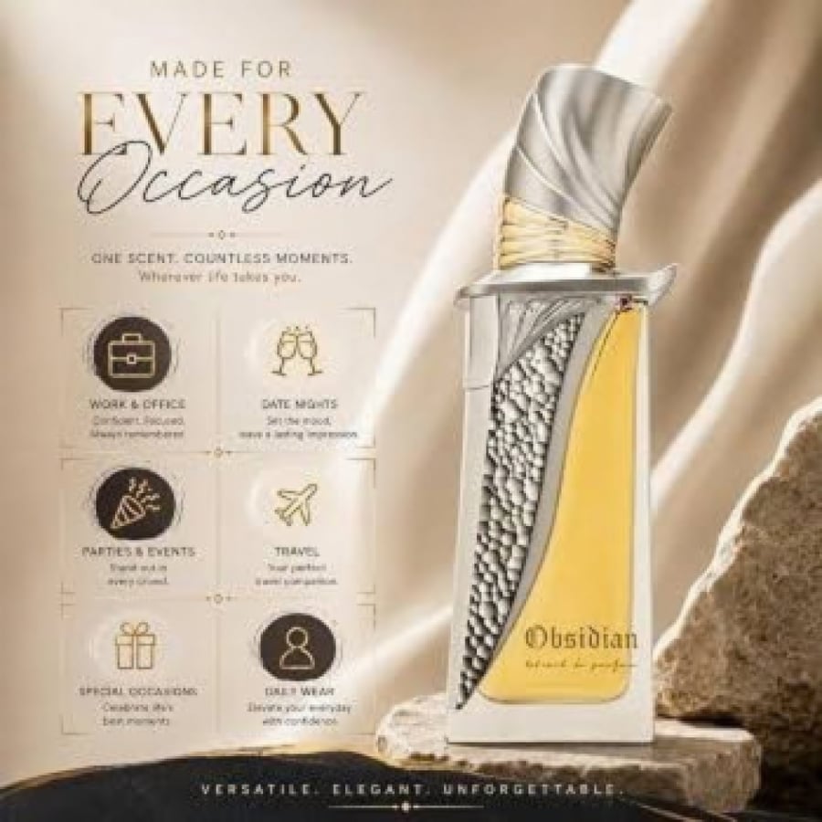 عطر خشبي اوبسيديان اكستريت دي بارفان للجنسين، خشبي شرقي من فرينش افينيو، 100 مل