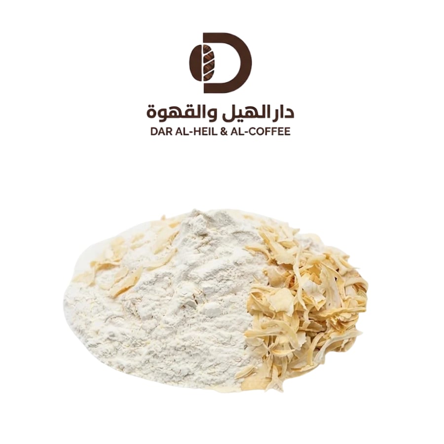 بصل شرائح وبودرة مطحونة بدقة