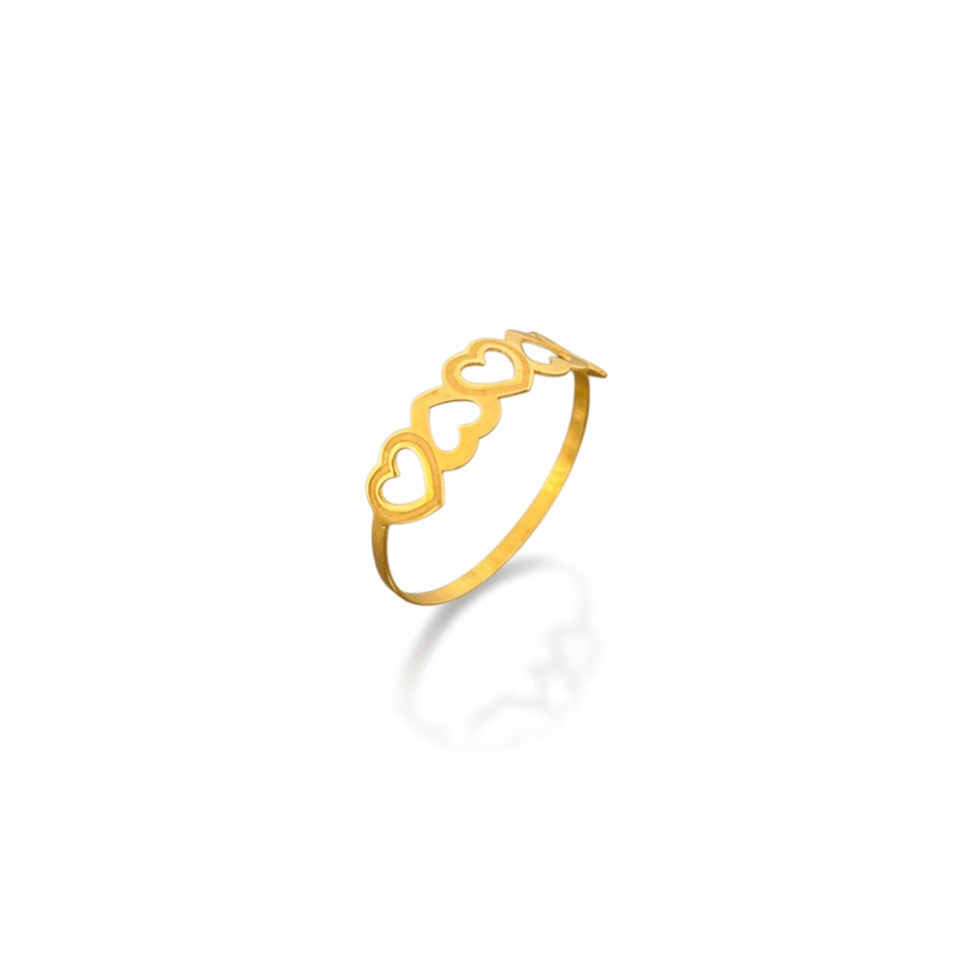 خاتم ذهب عيار 21 -M300308