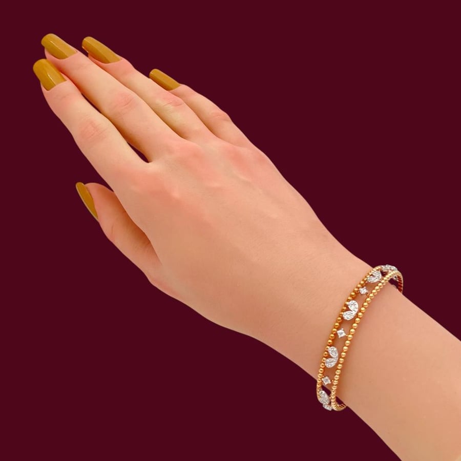 اسواره ذهب عيار 18 الوزن 8.21 جرام