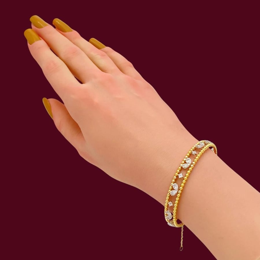 اسواره ذهب عيار 18 الوزن 8.75 جرام