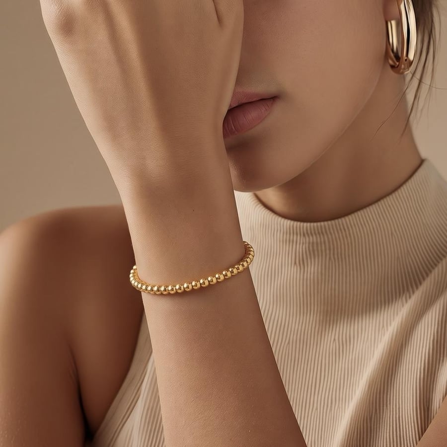 غويشه ذهب عيار 21 الوزن 7.71 جرام