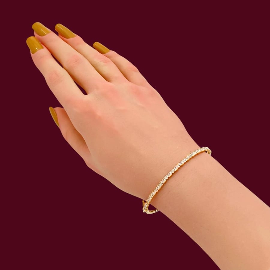 اسواره ذهب عيار 18 الوزن 5.00 جرام