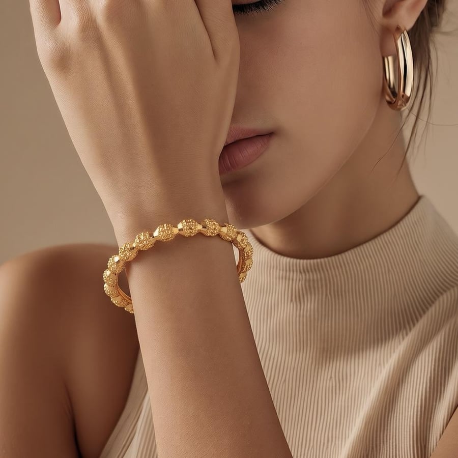 غويشة ذهب عيار 21