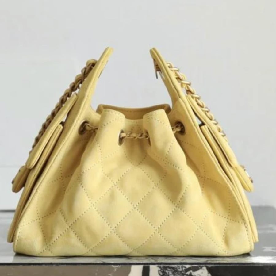 Chanel 26P Chain Drawstring Bag
