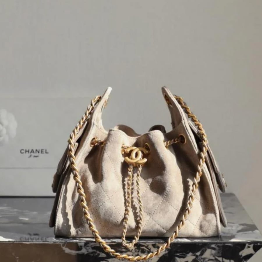 Chanel 26P Chain Drawstring Bag