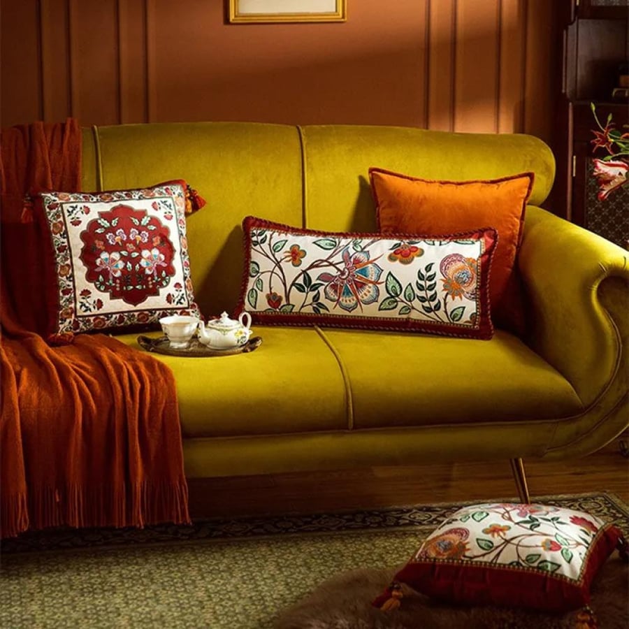 Luxury rectangular pillow cover