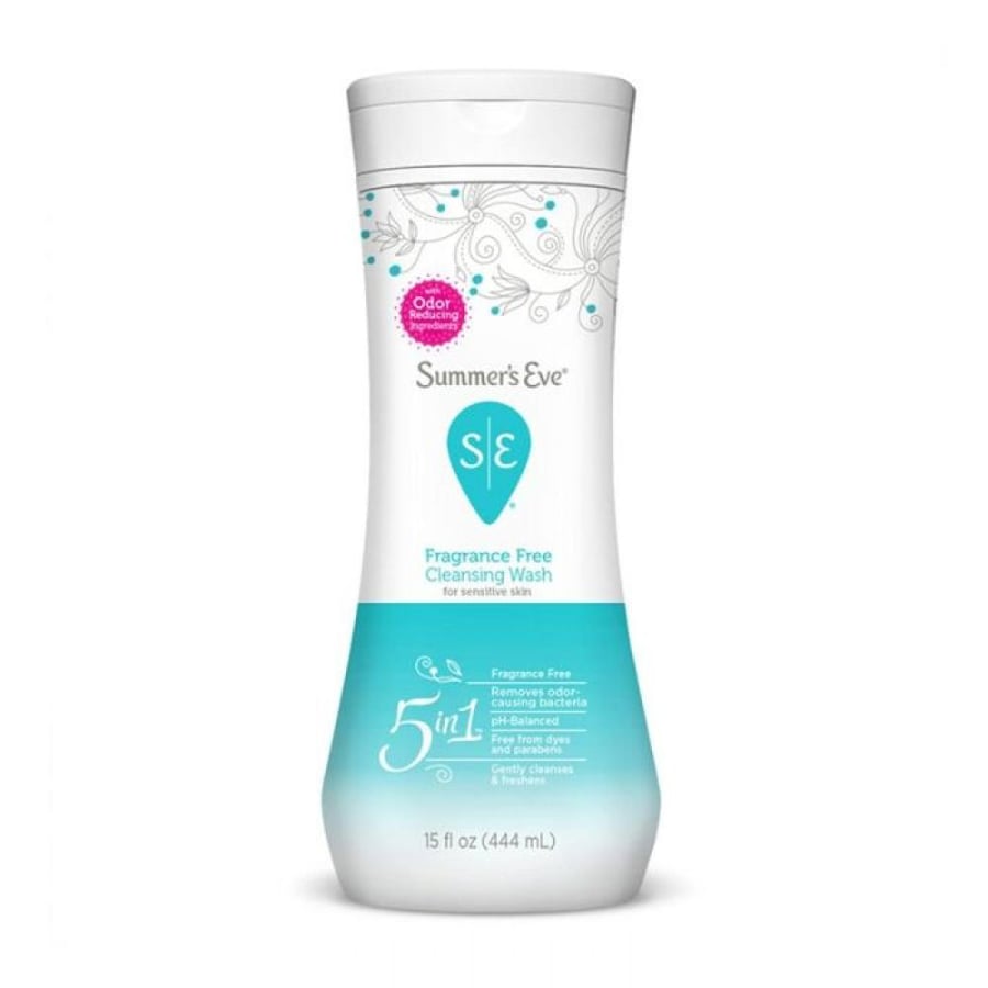 Body wash free of fragrance for sensitive skin from Summers Eve 444ml