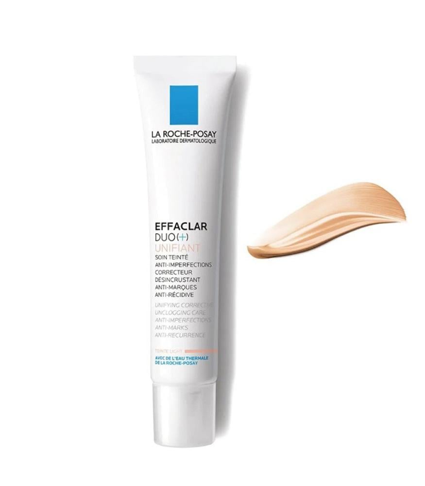 Efficlar Duo Plus tinted moisturizer anti-acne for skin tone evening from La Roche-Posay - 40 ml