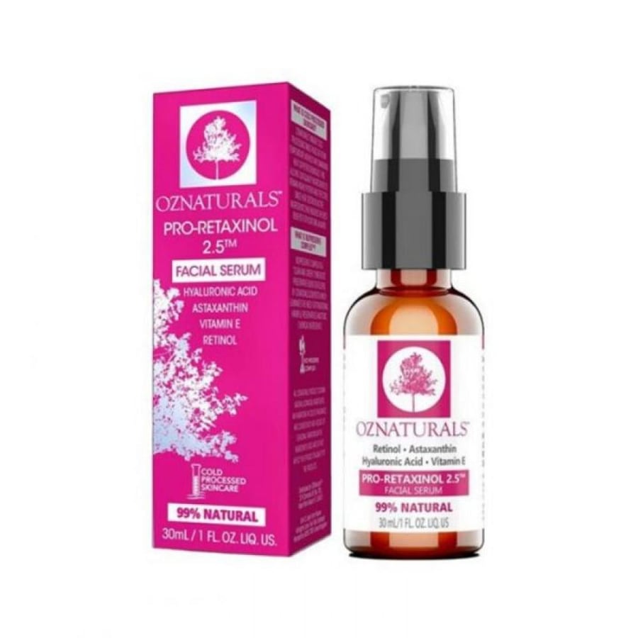 Pro Retaxinol 2.5 Serum for skin care from Oz Natural 30ml