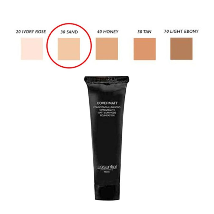 Liquid matte foundation cover number 30 sand from Essential