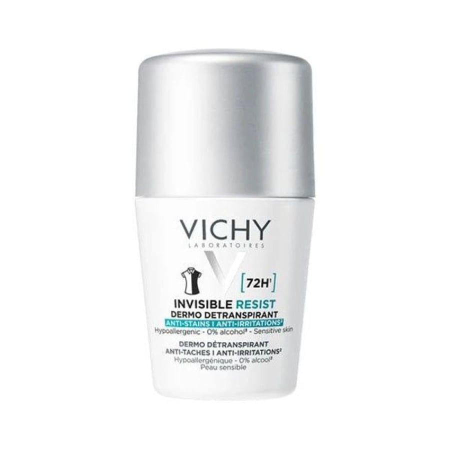Vichy deodorant roll-on 50 ml invisible long-lasting 72 hours women's