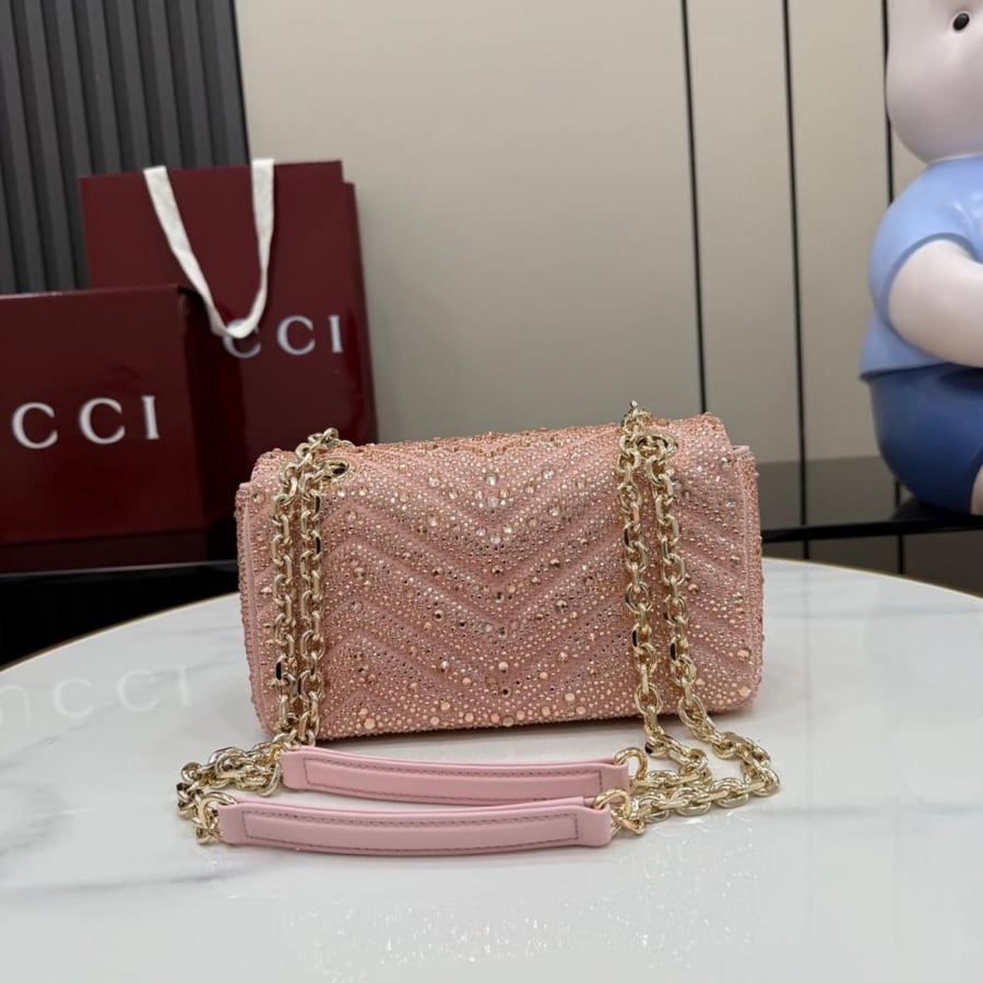 GUCCI Marmont Crystal Bag