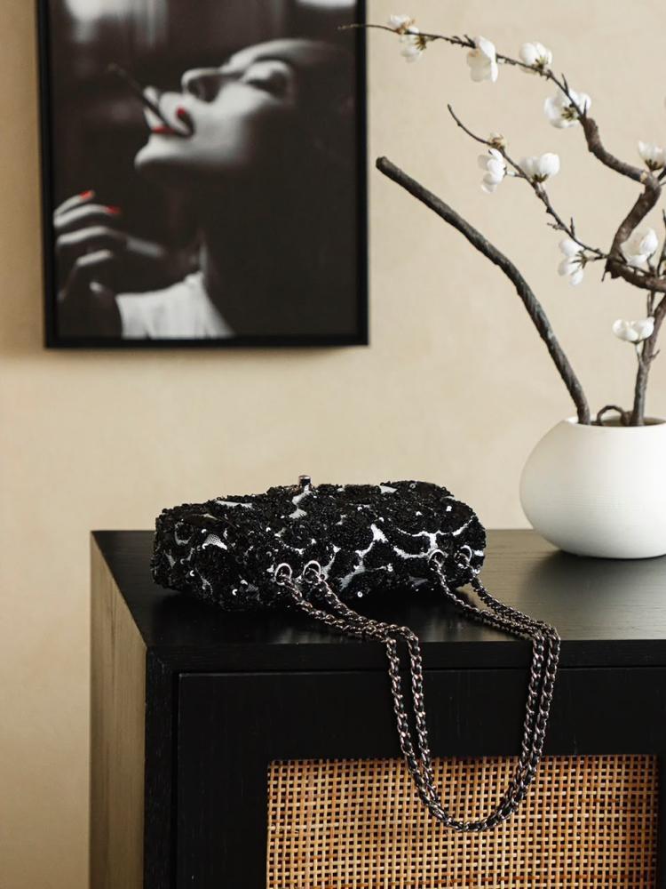 Sequin Small Flap Bag