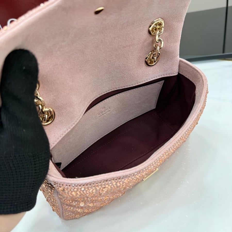 GUCCI Marmont Crystal Bag