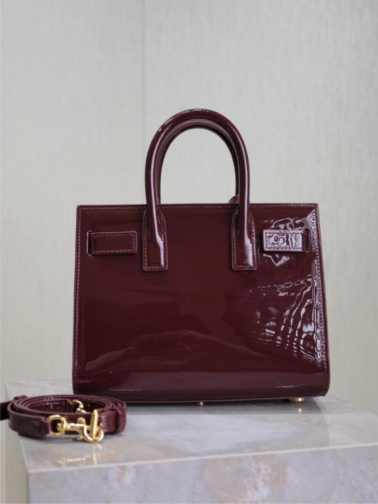 SAC DE JOUR IN PATENT LEATHER - NANO