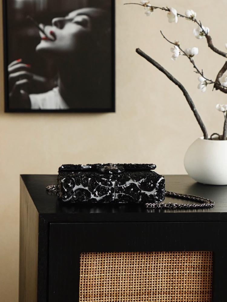 Sequin Small Flap Bag