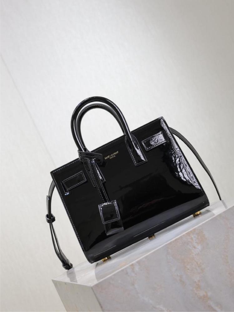 SAC DE JOUR IN PATENT LEATHER - NANO