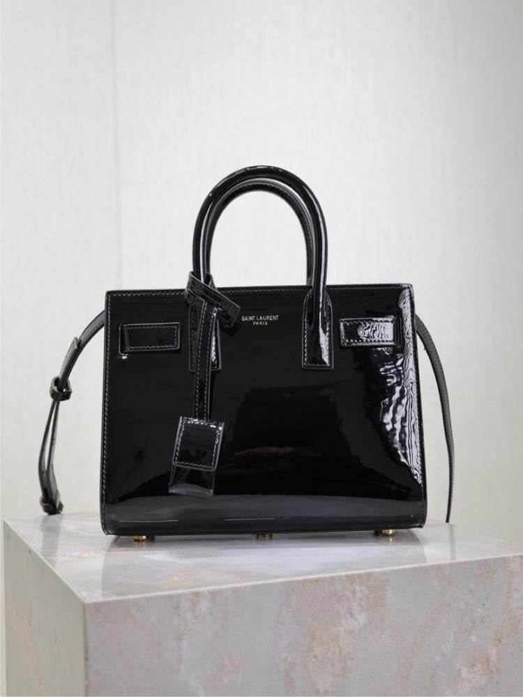 SAC DE JOUR IN PATENT LEATHER - NANO