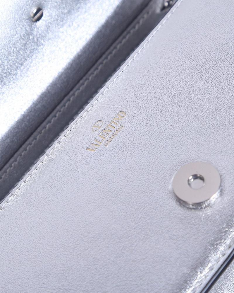 VALENTINO GARAVANI LOCÒ SMALL SHOULDER BAG WITH JEWEL LOGO