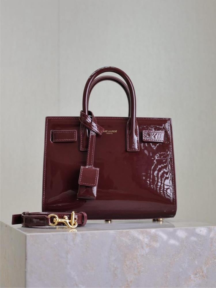 SAC DE JOUR IN PATENT LEATHER - NANO