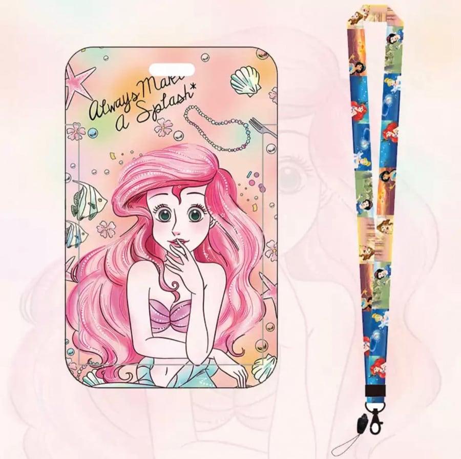 Card holder Ariel mermaid