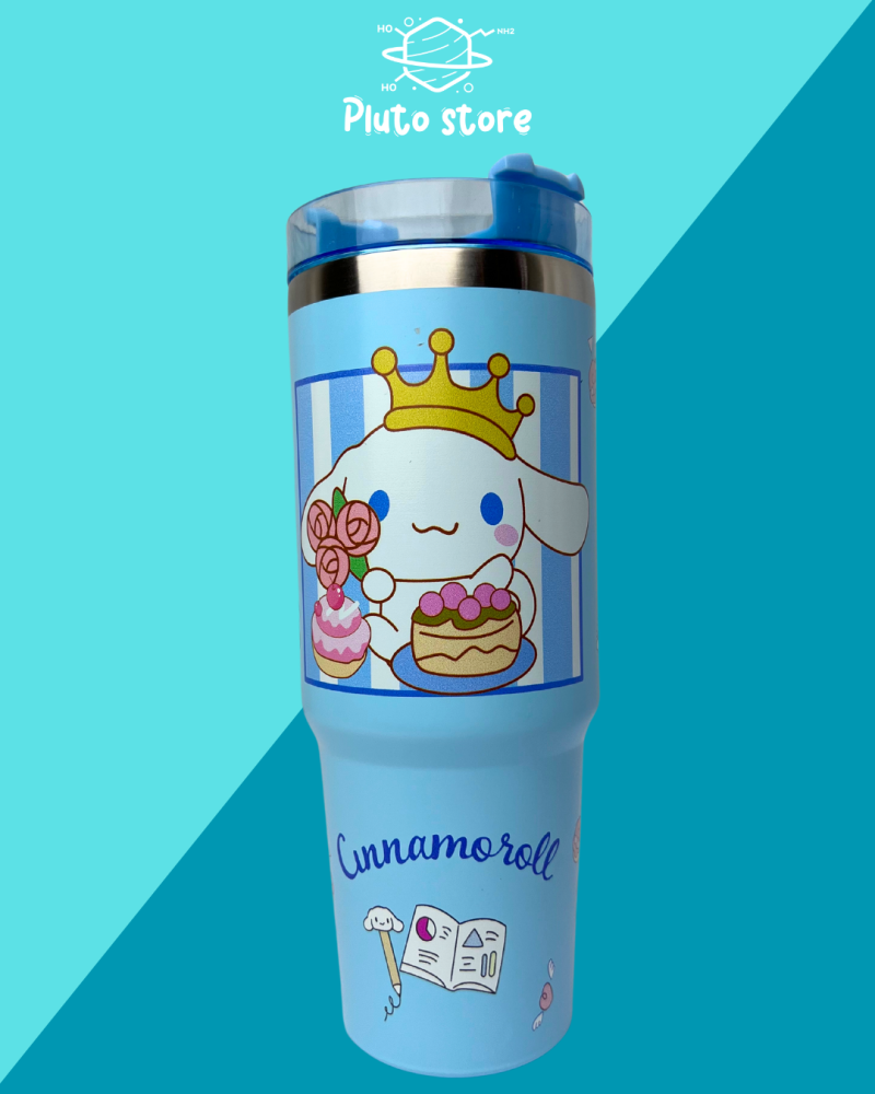 Cinnamon roll thermos flask for heat and cold