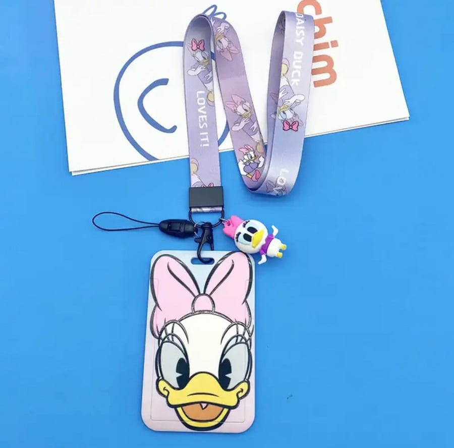 Card holder with a palm tree