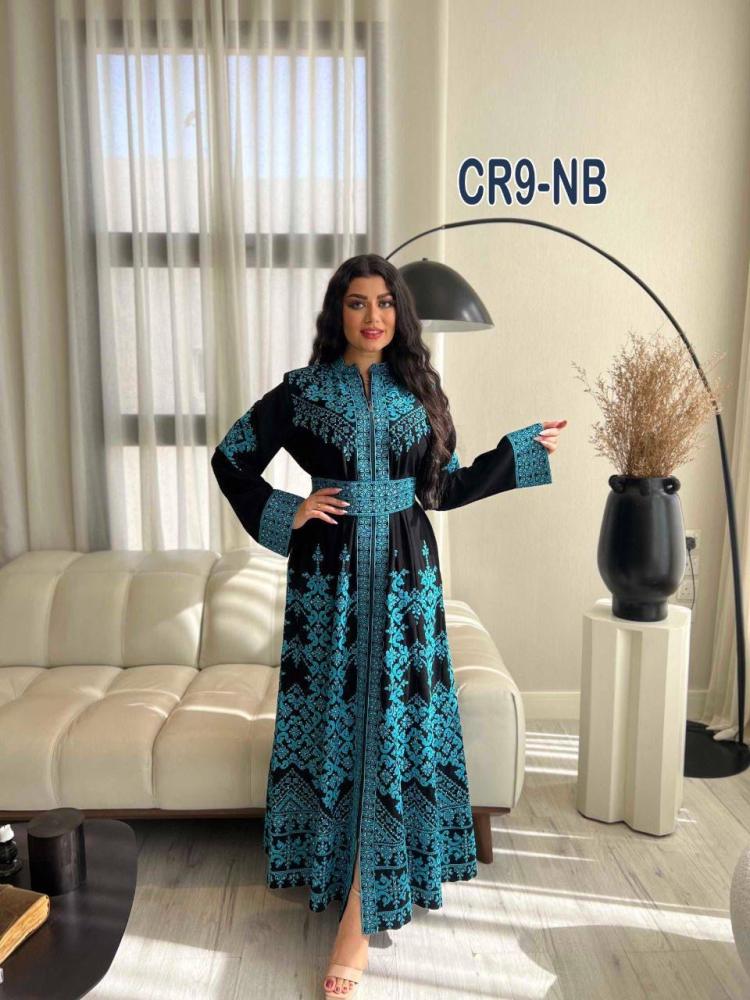 كريب تطريز أردنى سحاب الماز