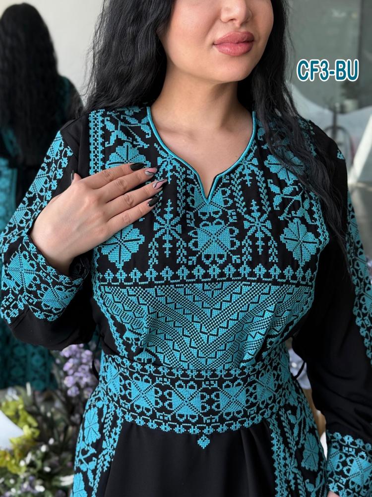 فستان فلاحى فاخر