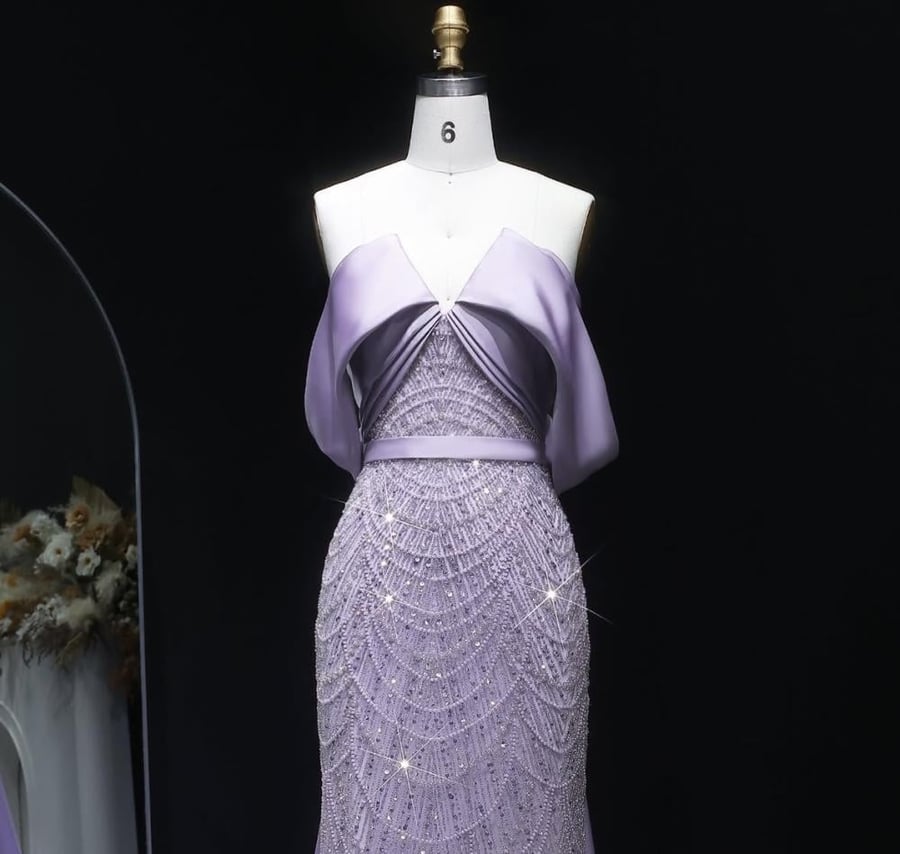 فستان أعراس تطريز ثقيل من سمارا بوتيك-S117