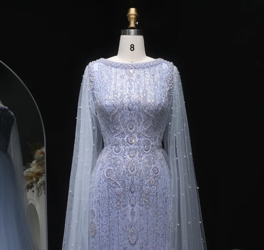 فستان سهرة أعراس فاخر من سمارا بوتيك-A12