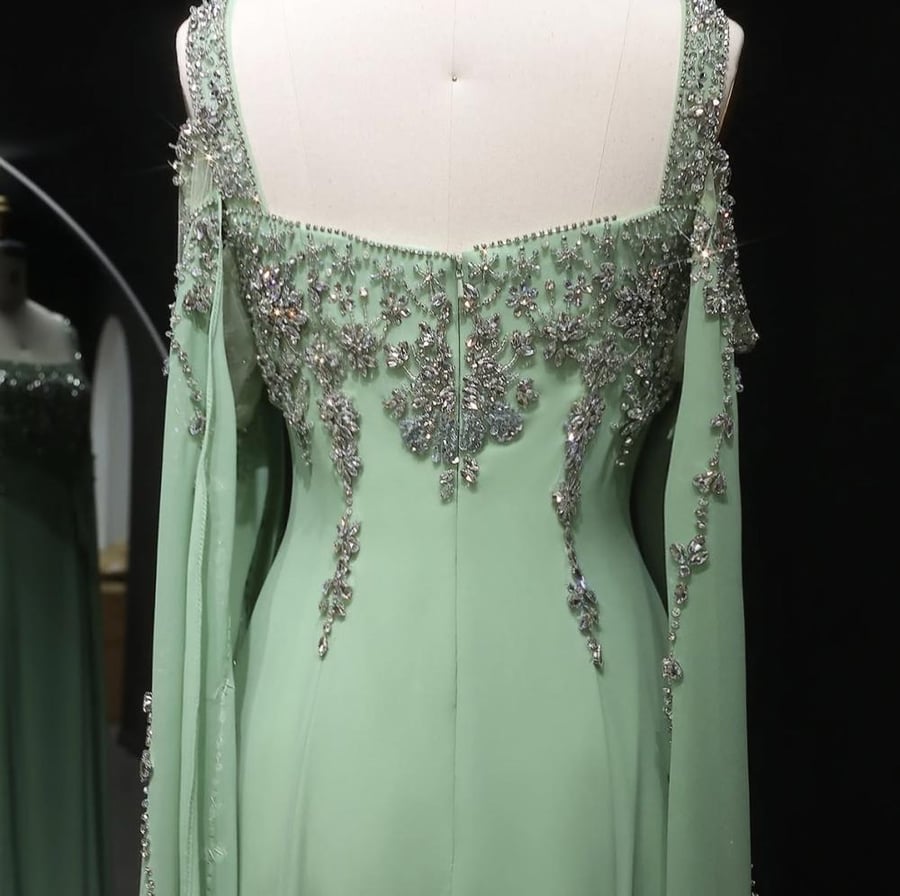 فستان سهرة ناعم من سمارا بوتيك-S108