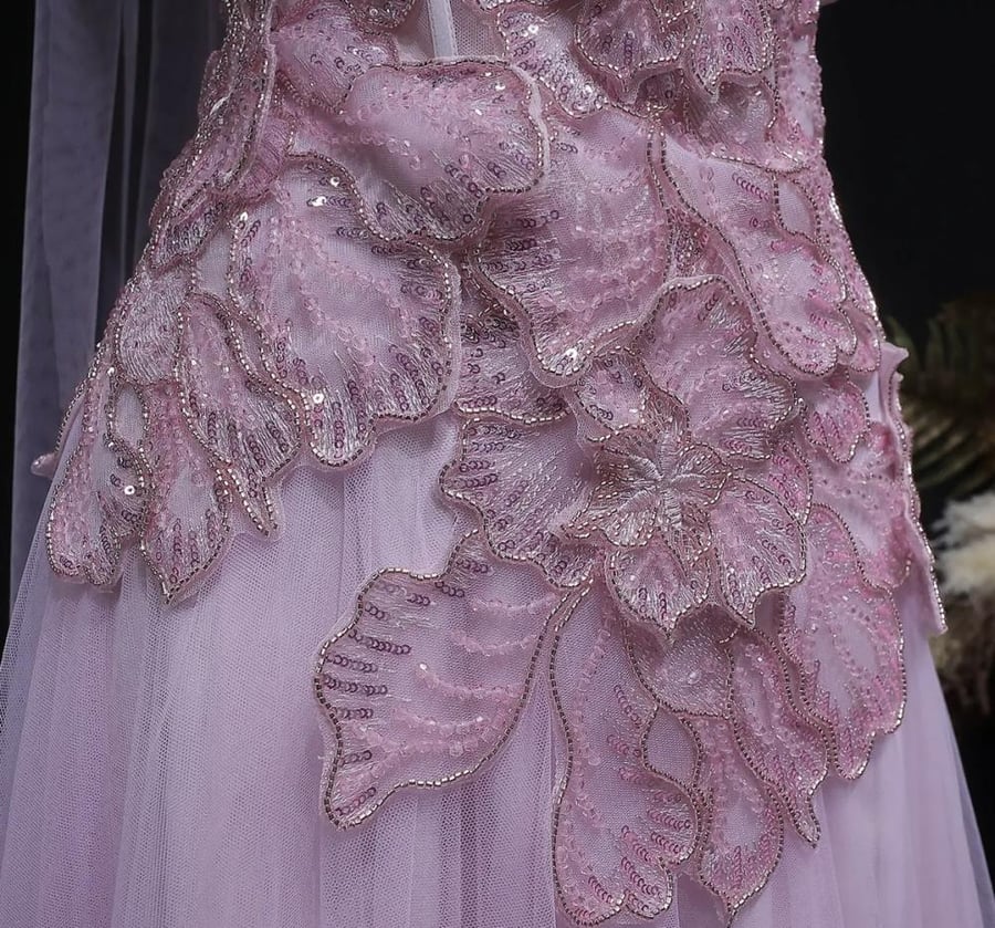 فستان خطوبة ناعم من سمارا بوتيك-P102