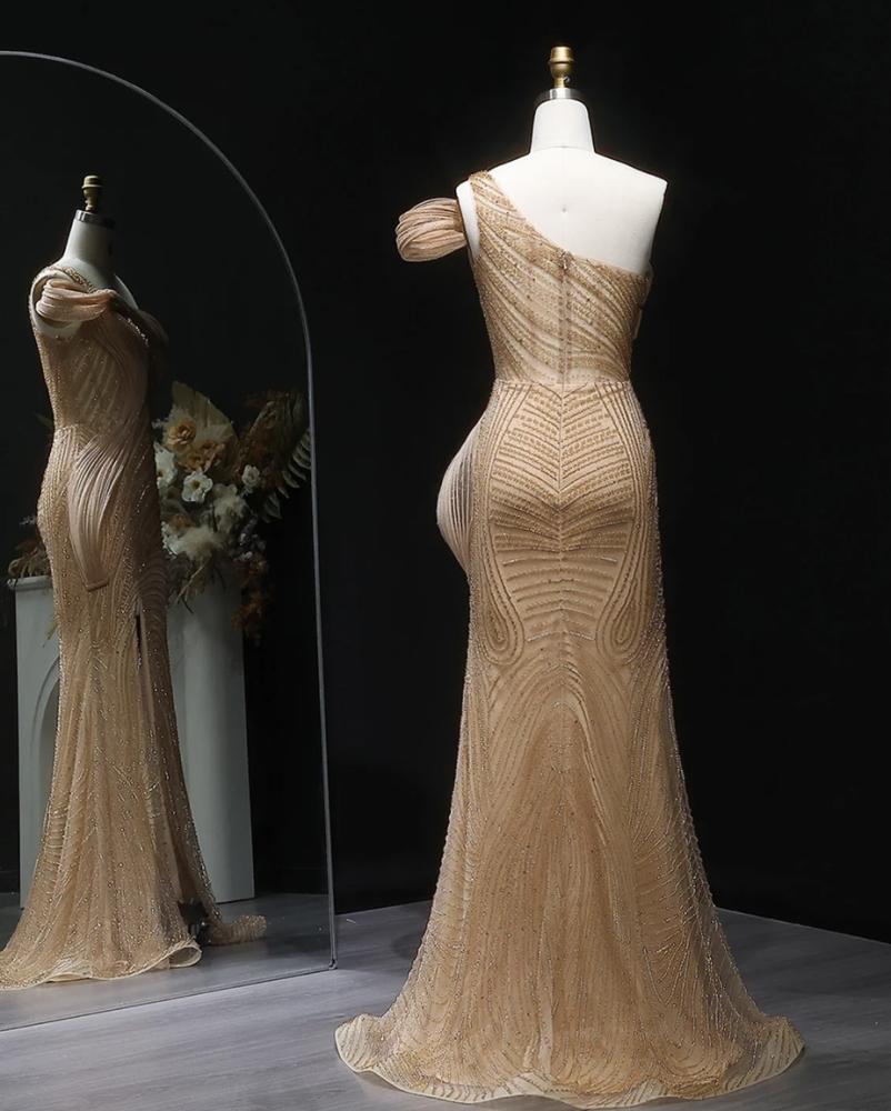 فستان سهرة ناعم من سمارا بوتيك-S128
