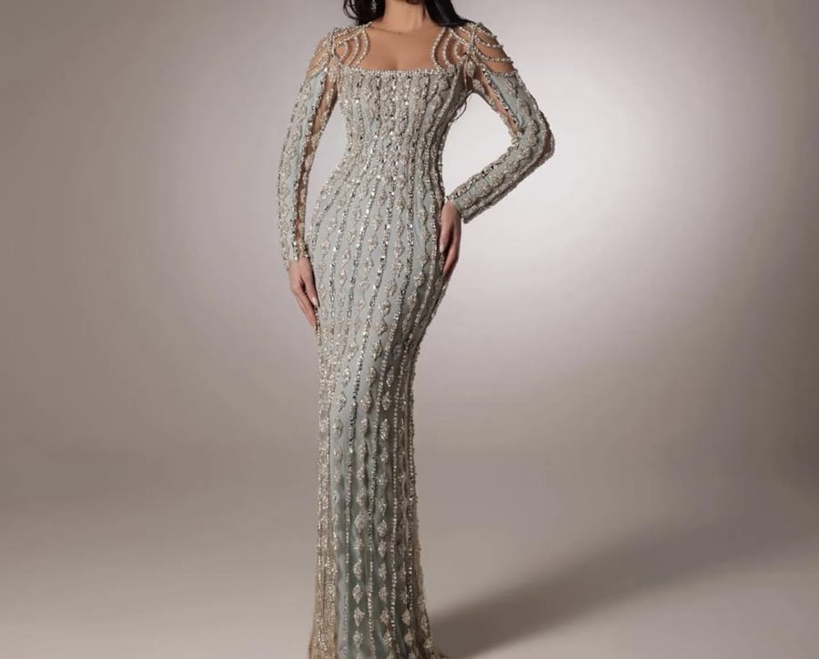 Luxury Handmade Full Evening Dress by Samara Boutique