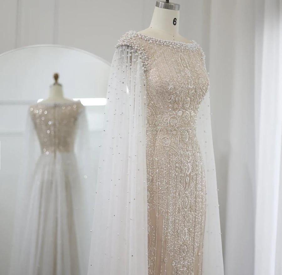 فستان سهرة أعراس فاخر من سمارا بوتيك-A12