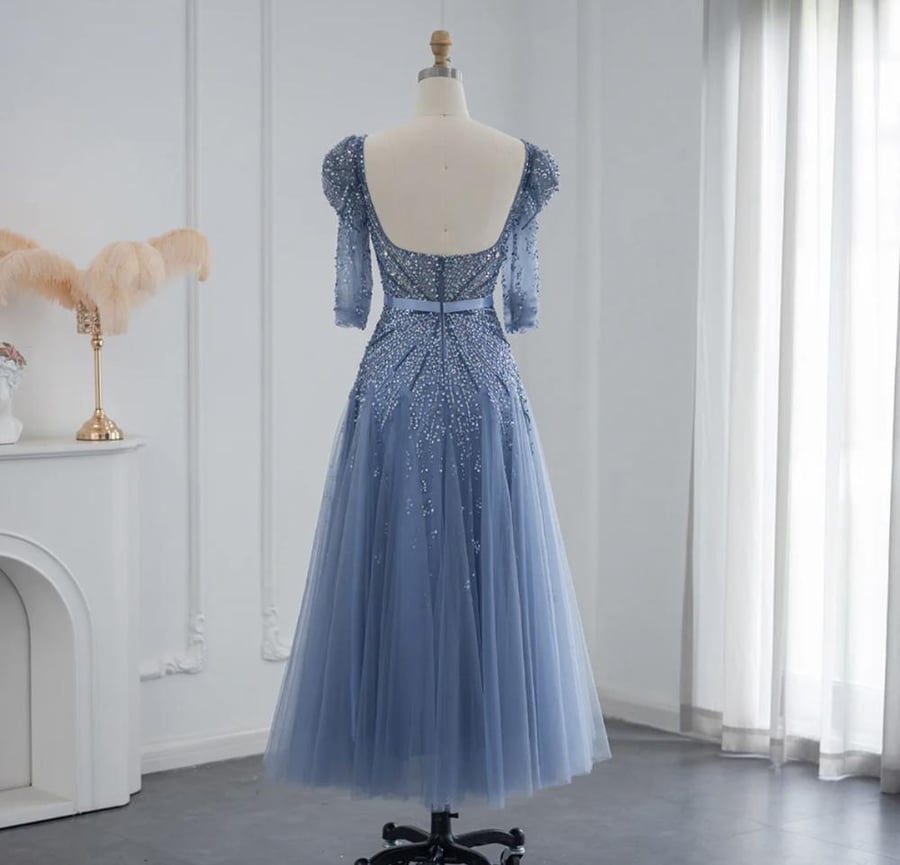 فستان سهرة تطريز يدوي من سمارا بوتيك-S59