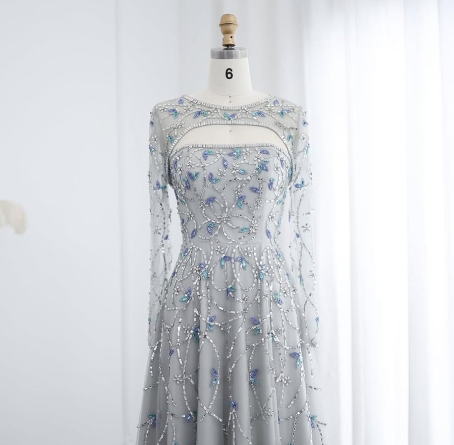 Samara Boutique Luxury Long Sleeve Wedding Dress - A119