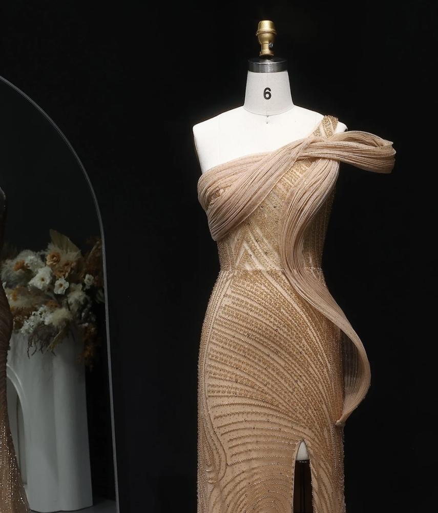 فستان سهرة ناعم من سمارا بوتيك-S128