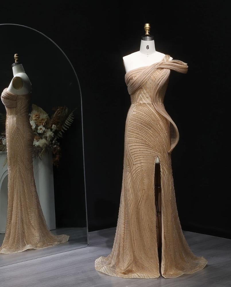 فستان سهرة ناعم من سمارا بوتيك-S128
