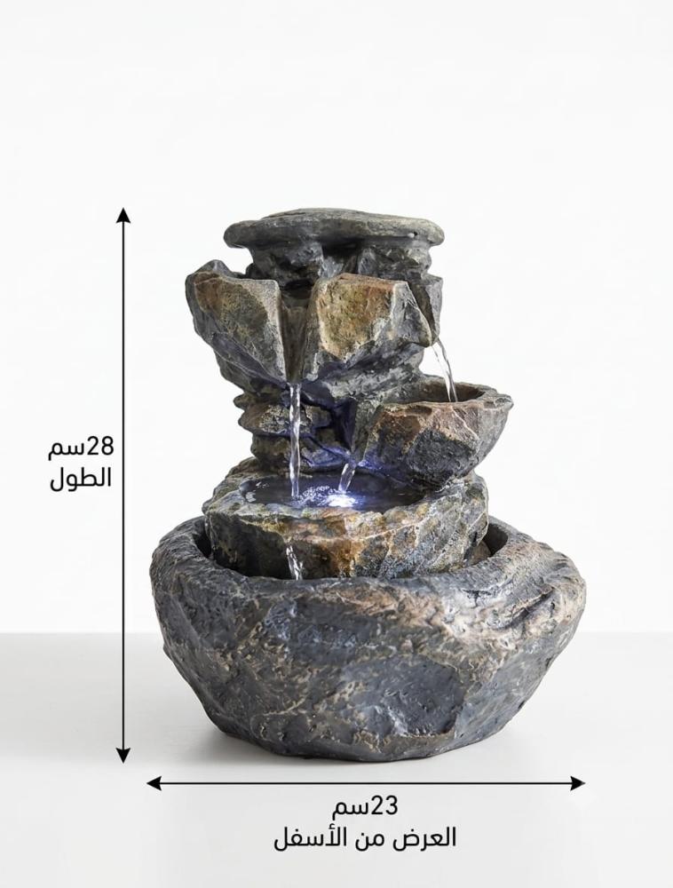 نافورة مياه ديكورية لمسة هدوء وأناقة لمنزلك